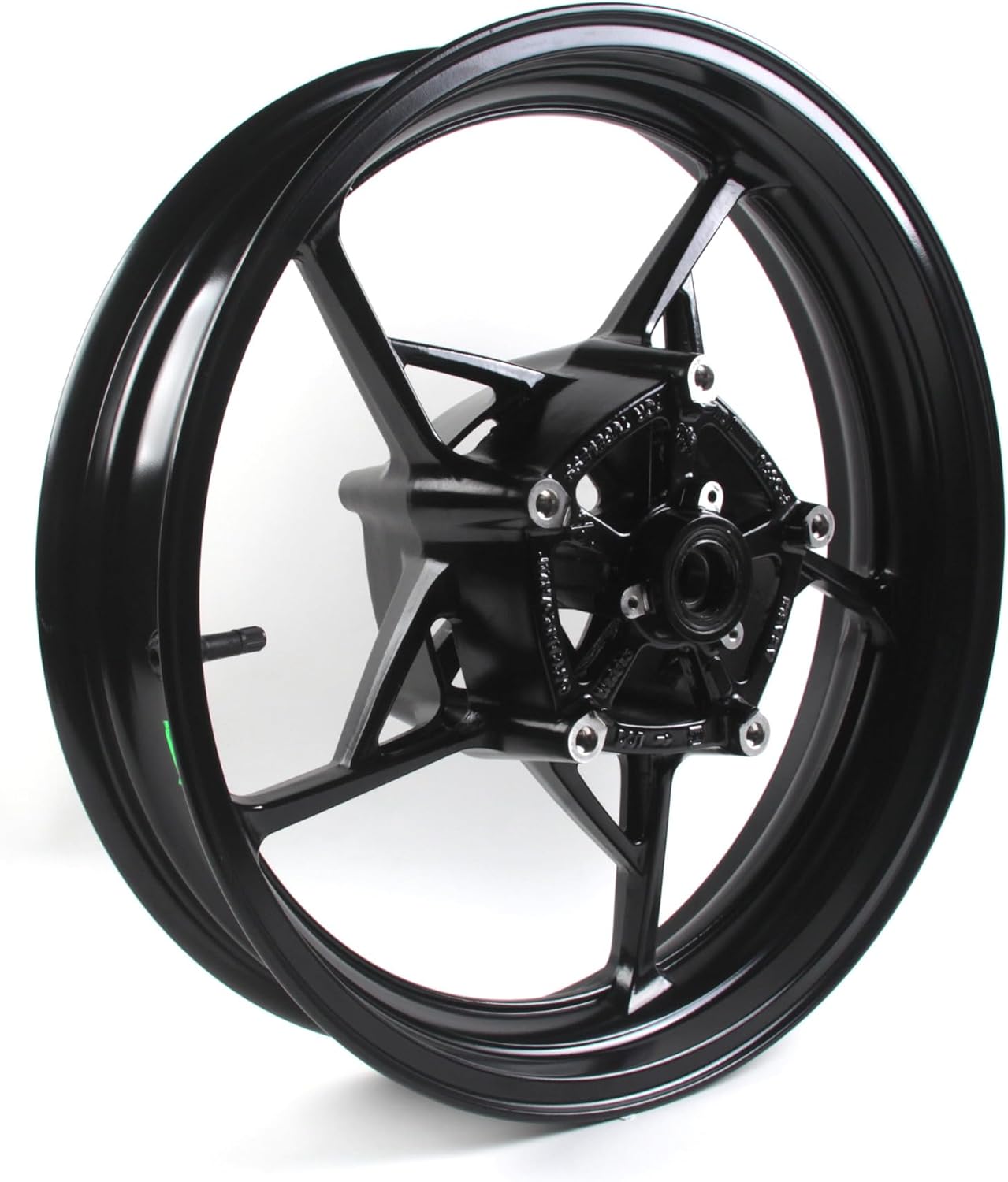 Arashi Front Wheel Rim for Kawasaki Z650 Ninja 650 2017-2025, Motorcycle Replacement Accessories Parts Gloss Black