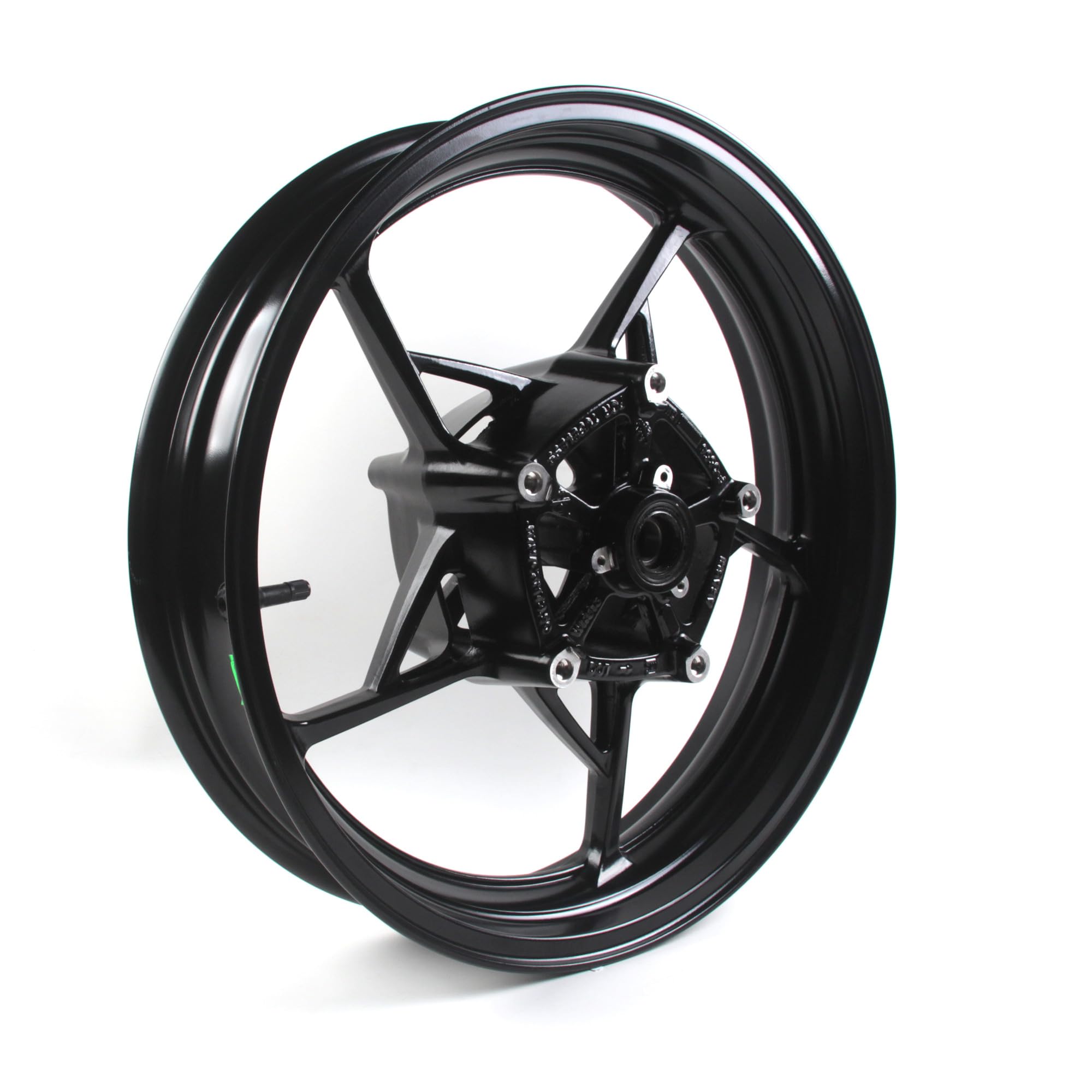 Arashi - Llanta delantera para Kawasaki Z650 Ninja 650 2017-2025, accesorios de repuesto para motocicleta, color negro brillante