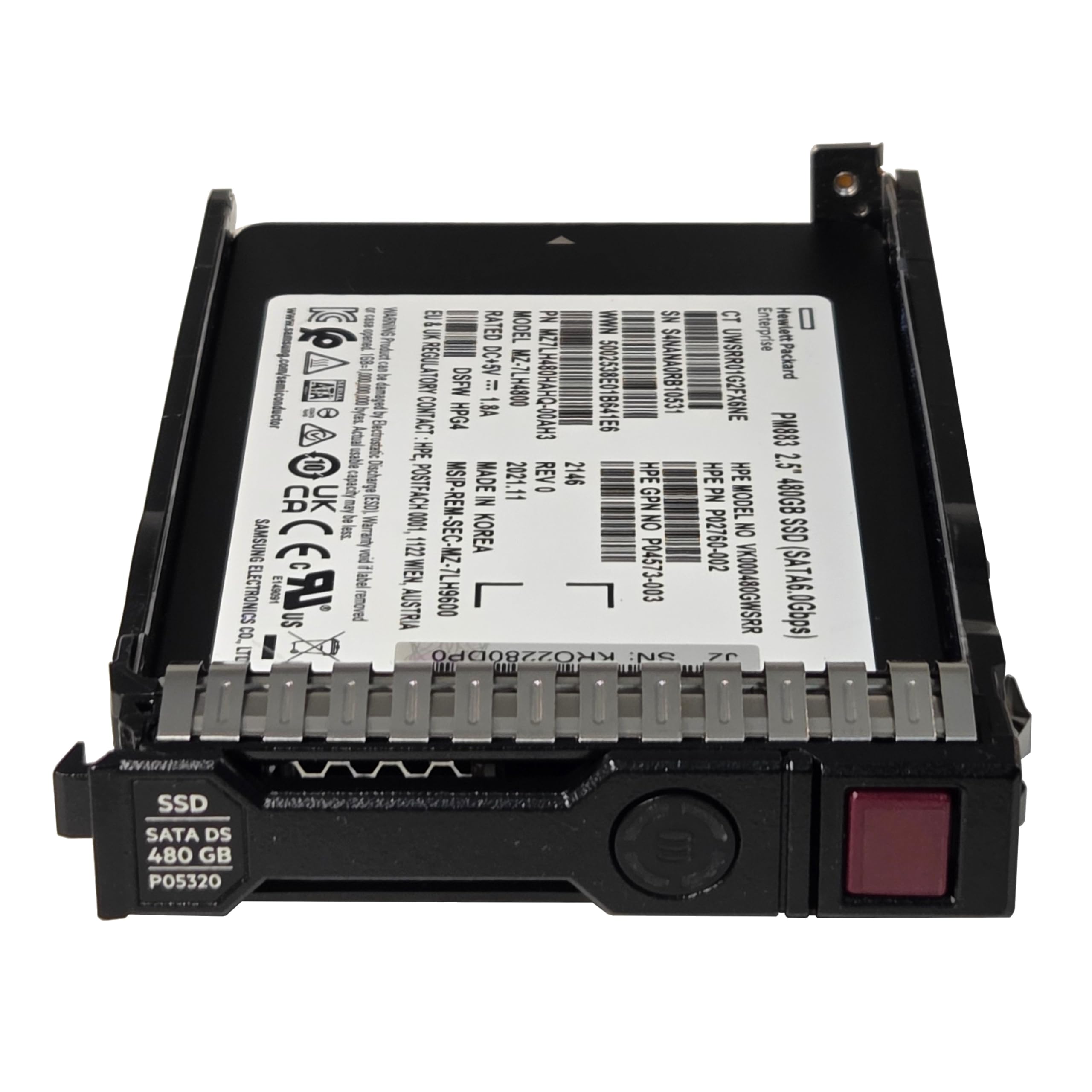 : HPE 480GB SATA SSD : Electronics : HPE 480GB SATA SSD : Electronics