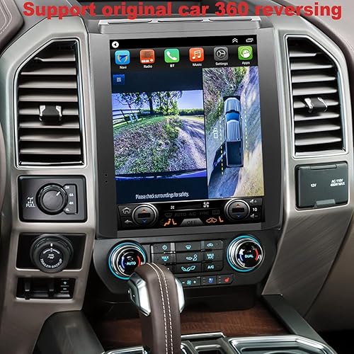 Miniatura 3 de Para Ford F150 Radio Upgrade 2015-2018 Camiones Reemplazo Estéreo Android 13 8core Sistema de CPU 12.1 pulgadas IPS Pantalla táctil Construido en