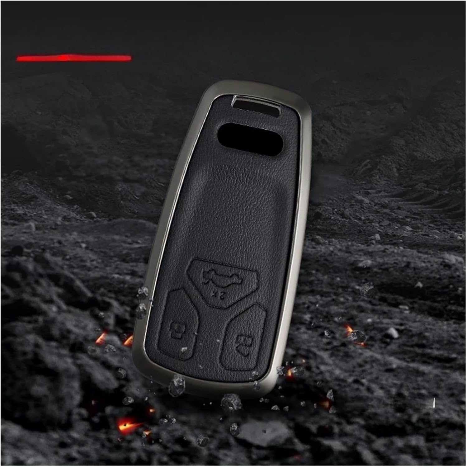 と互換性がある Audi Q5 2018 2020 2021 2022 2023 メタルカーキーカバー リモコンカーキーシェルバック