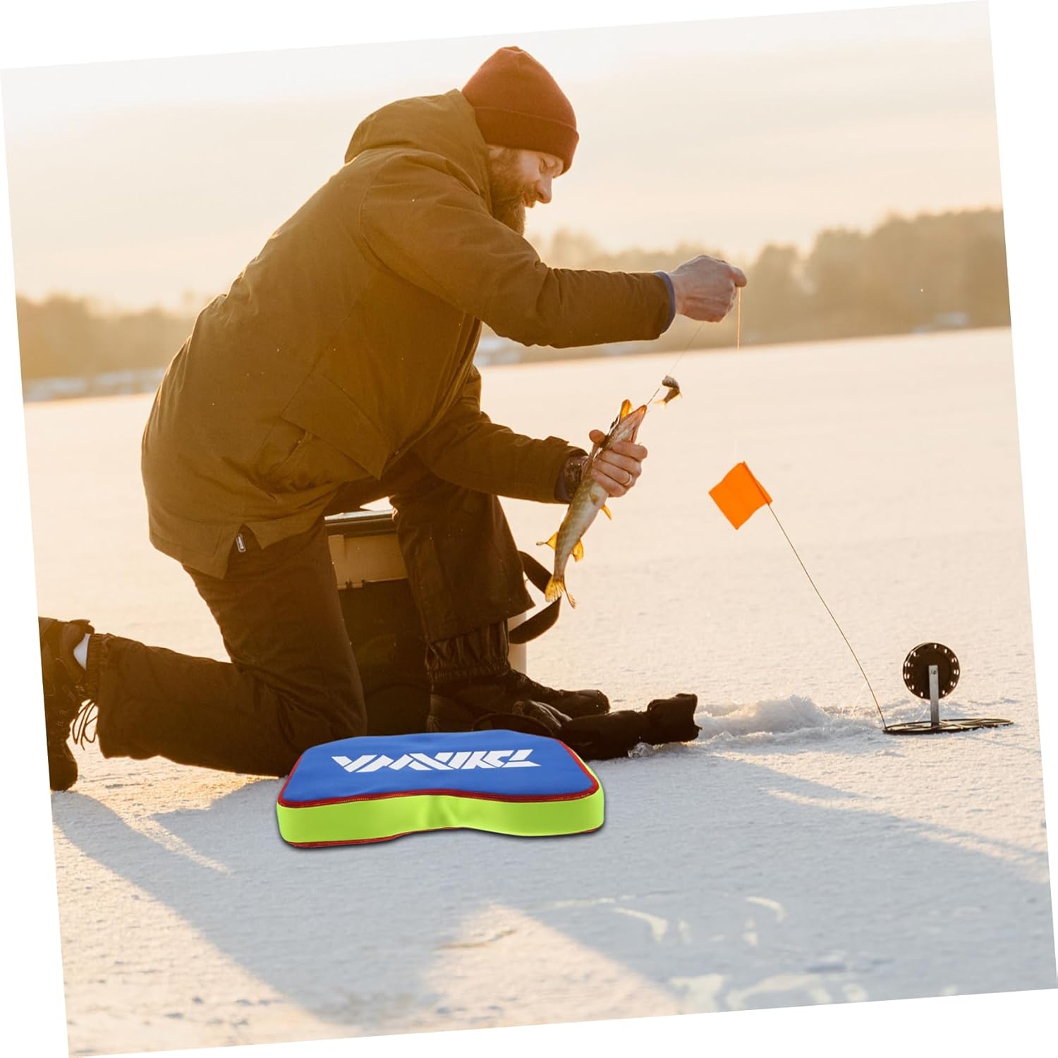 Toddmomy 2pcs Fishing Cushion Inflatable Kayaks Backpack Accessories Foam Seat Cushion Canoe Cushion Boat Cushion Floating Cushion Kayak Kayaking Seat Cushion Gel Pad Fishing Box Blue
