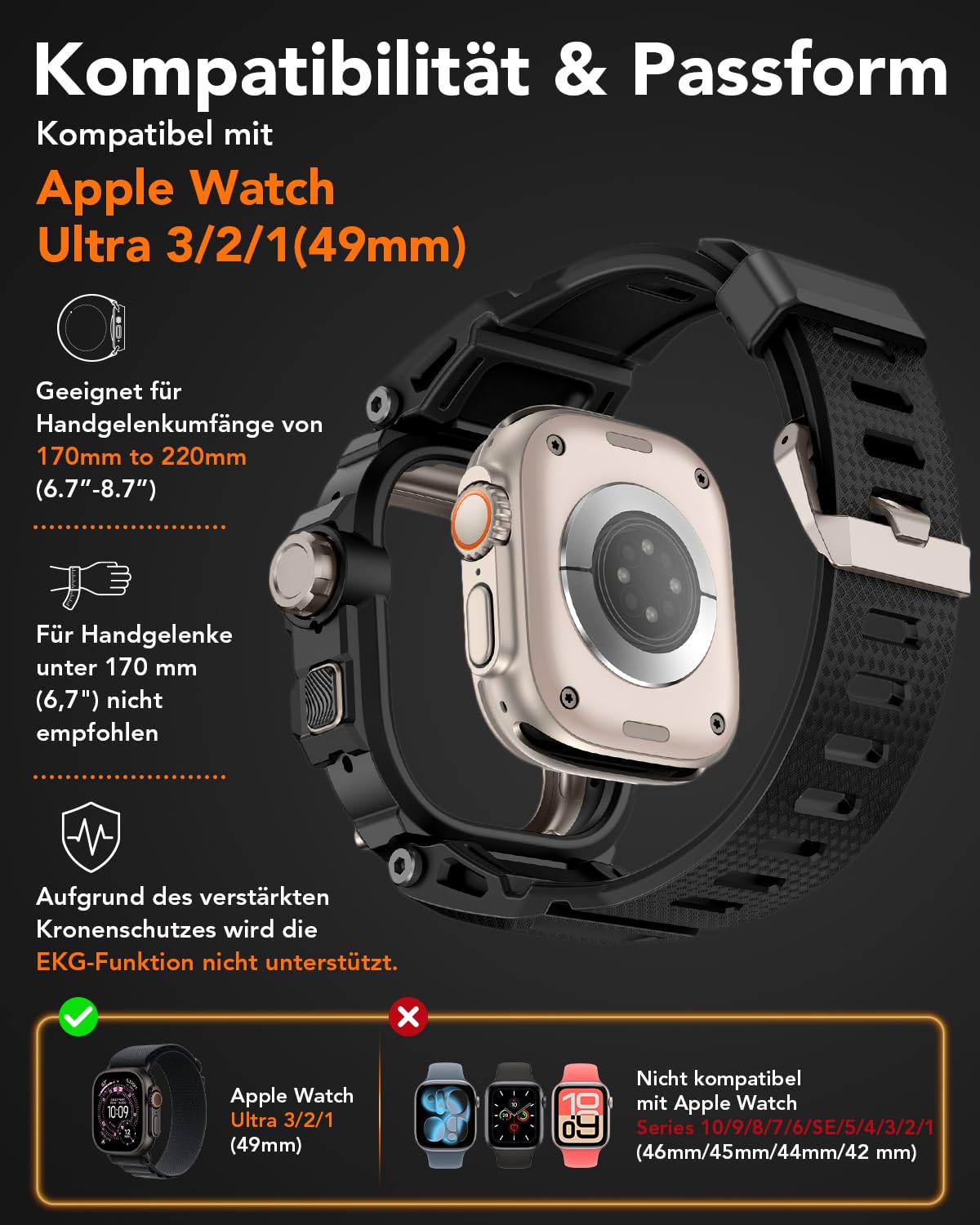 SPGUARD Pulsera compatible con Samsung Galaxy Watch 49 mm (2025/2024), correa de acero inoxidable, pulsera de metal para mujer y hombre, no para Galaxy Watch Ultra