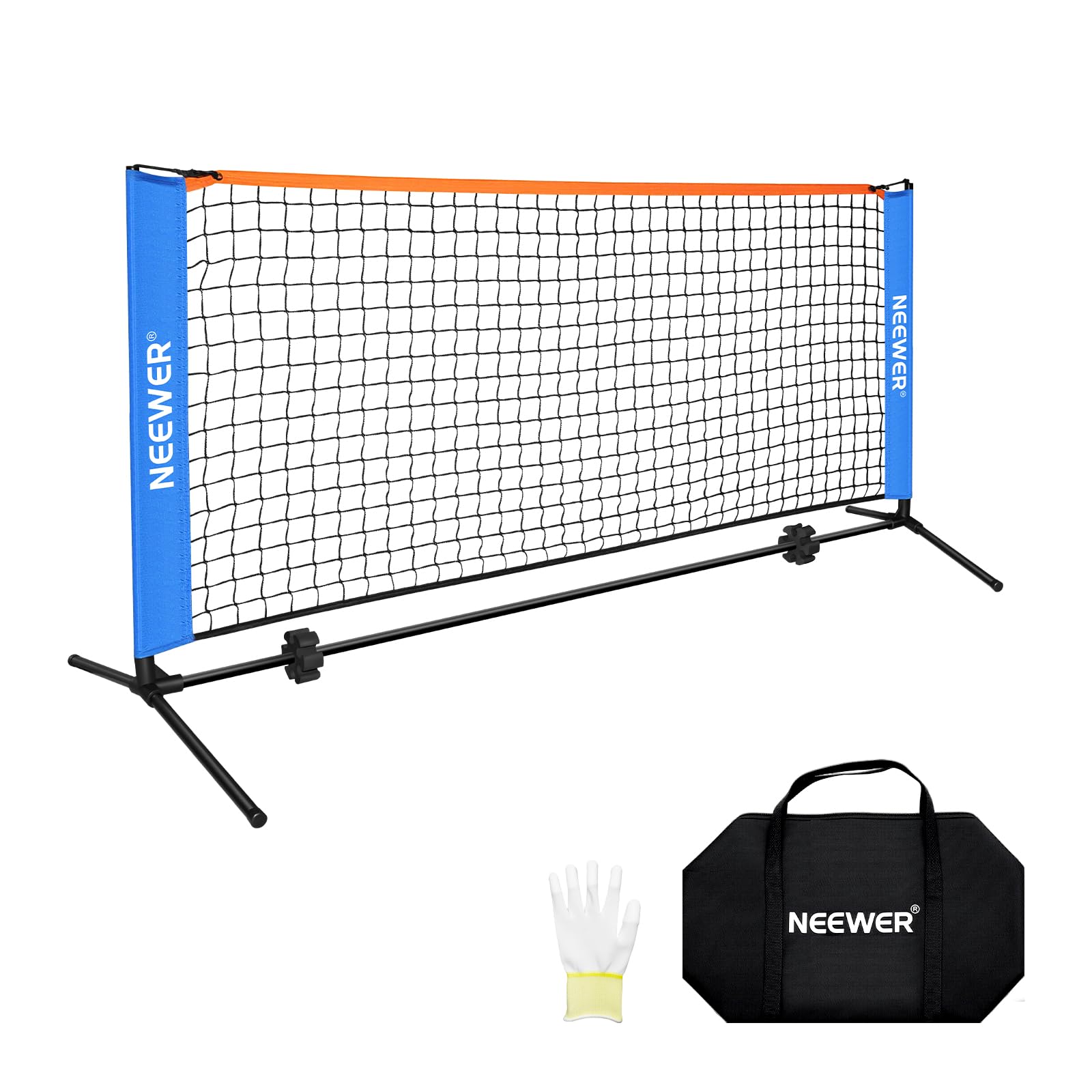 NEEWER Red Ancha de Pickleball, Accesorios pequeños y Plegables para Entrenamiento y práctica de Pickleball en Interiores y Exteriores, sin Necesidad de Herramientas.