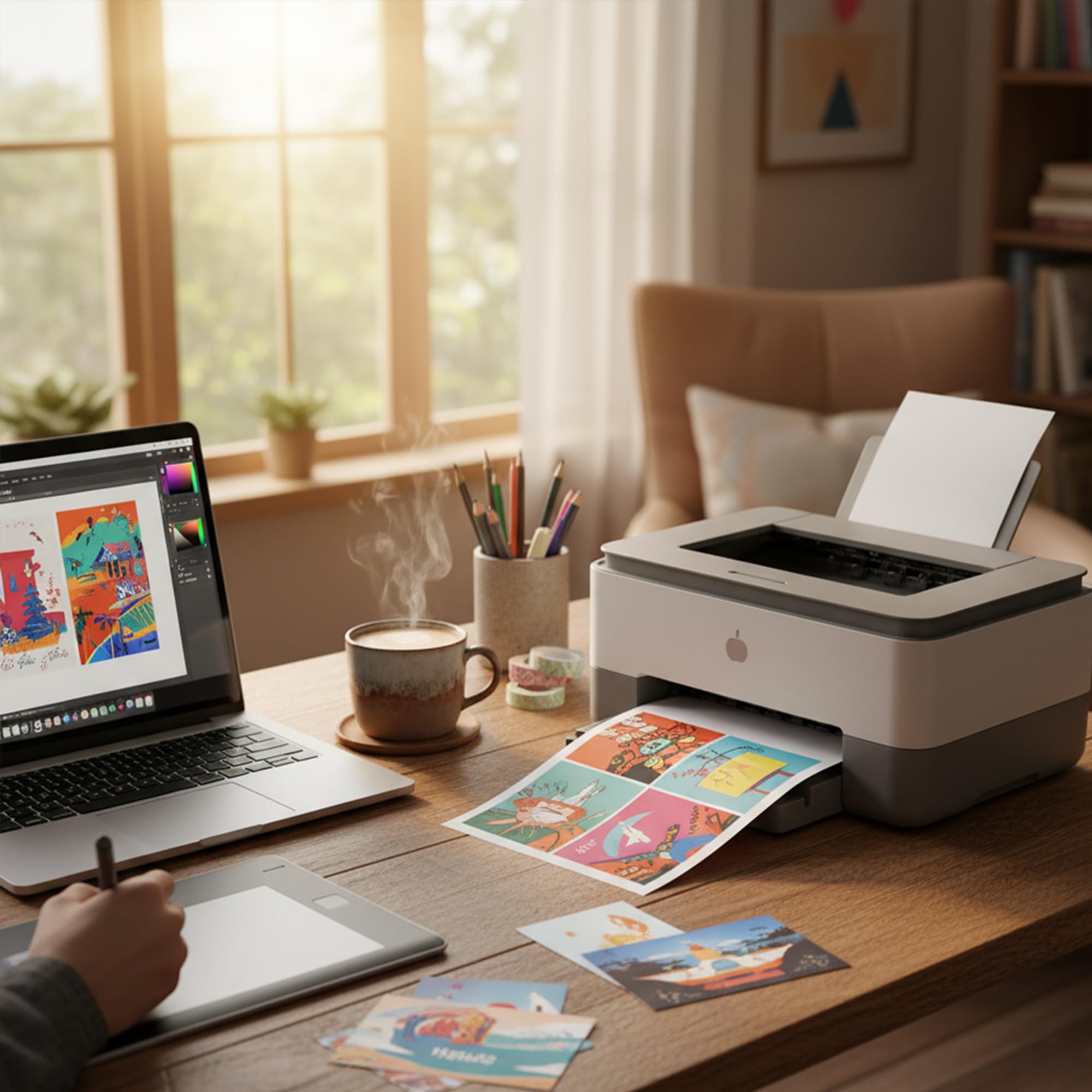 VZCPYTPM Kartki pocztowe do druku 10,8 cm x 14 cm, 200 pustych kartek pocztowych do wysyłki, zaproszeń, ogłoszeń, do drukarek atramentowych i laserowych, perforowany karton do niestandardowych wzorów