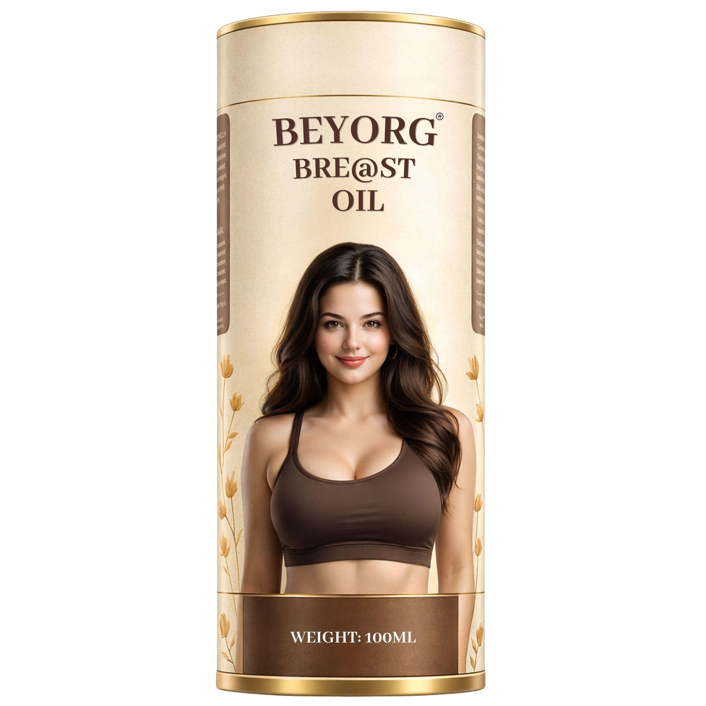 AYURVEDIC CHEST MASSAGE OIL FOR GIRLS,WOMEN | SUPPORTS SKIN FIRMNESS, ELASCITY & NOURISHMENT | NATURAL HERBAL, PARABEN-FREE & CHEMICAL-FREE - 100ML