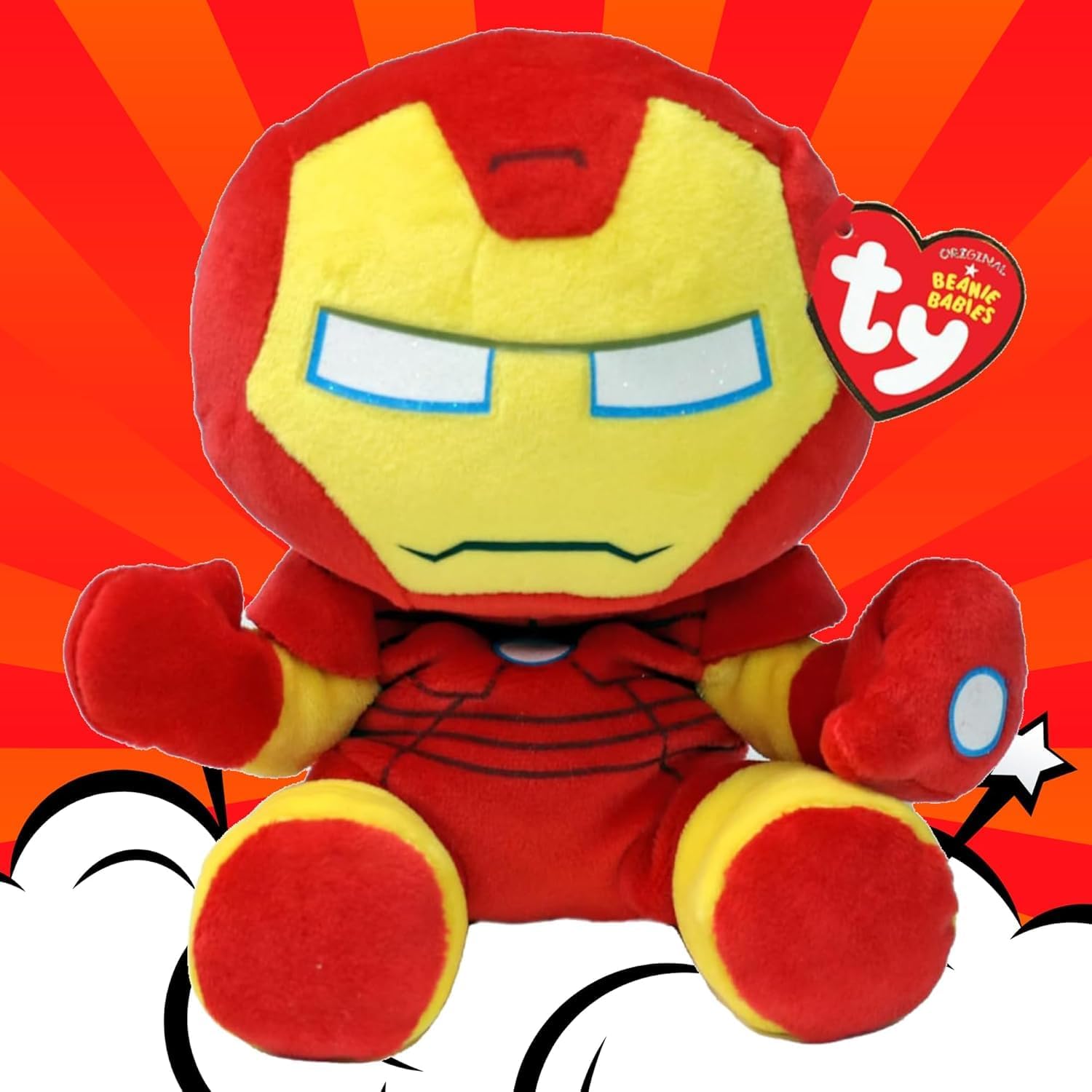 Ty Beanie Baby Ironman (Soft Body) - 6"