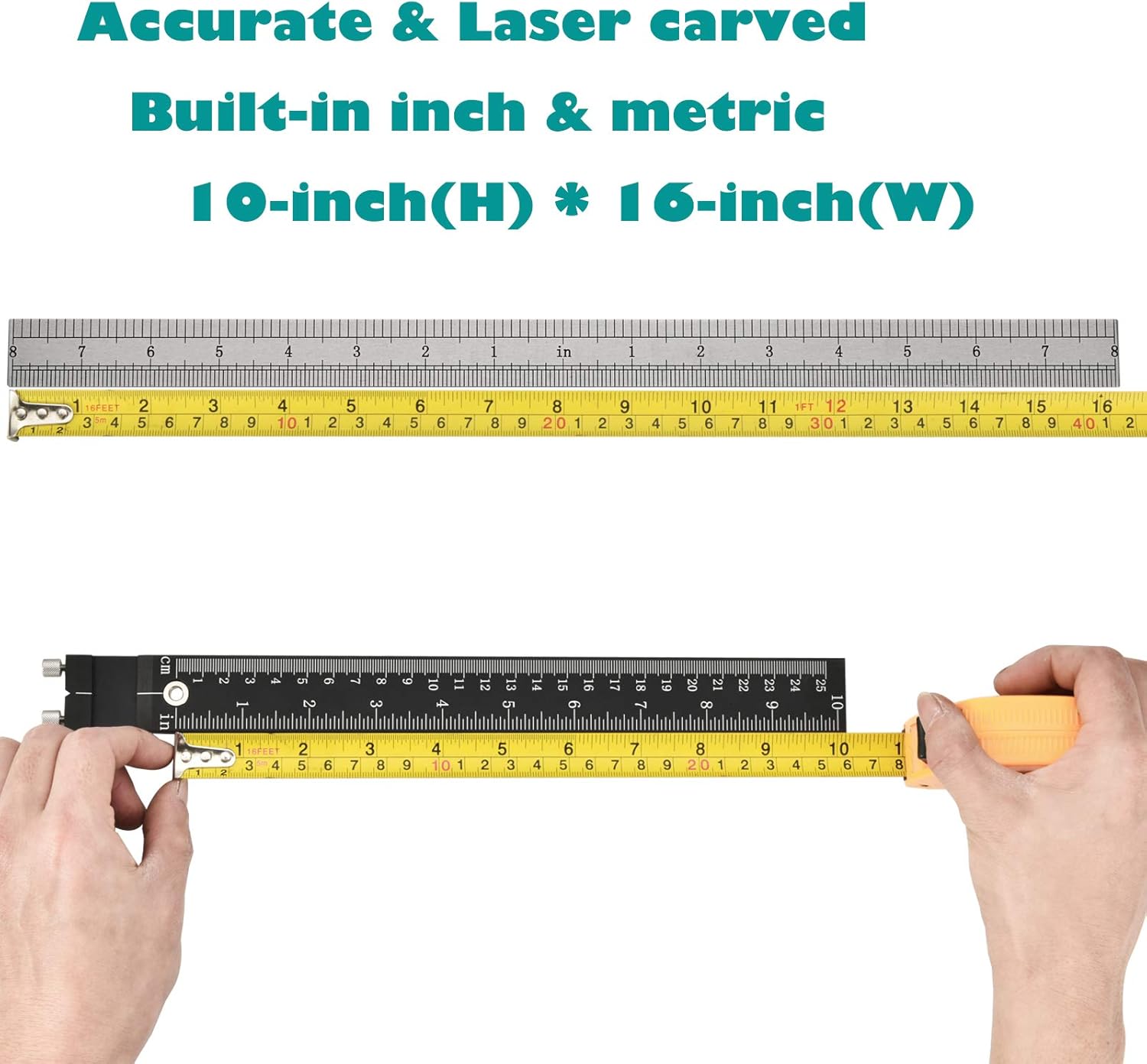 Cabinet Hardware Jig, All Metal Adjustable Cabinet Handle Jig with Φ5mm & Φ4mm Drilling Template Hole, Cabinet Hardware Template for Knob/Handle/Pull Installation