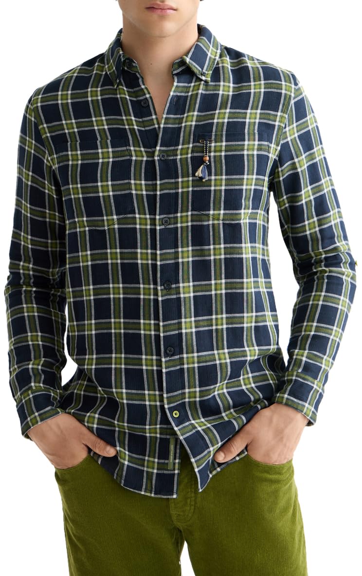 Scotch & Soda Herren Regular-fit Shirt Shirt (1er Pack)