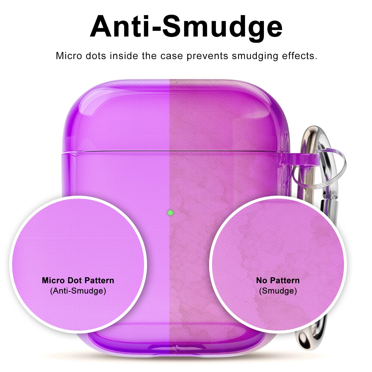 Svanove for Airpods 4 Case Clear Hard, Transparent Simple Cute Airpods 4th Generation Case with Keychain, Girly Y2k Aesthetic Trendy Airpods Cover Accessories for Women Girl, Neon Hot Pink — view 118