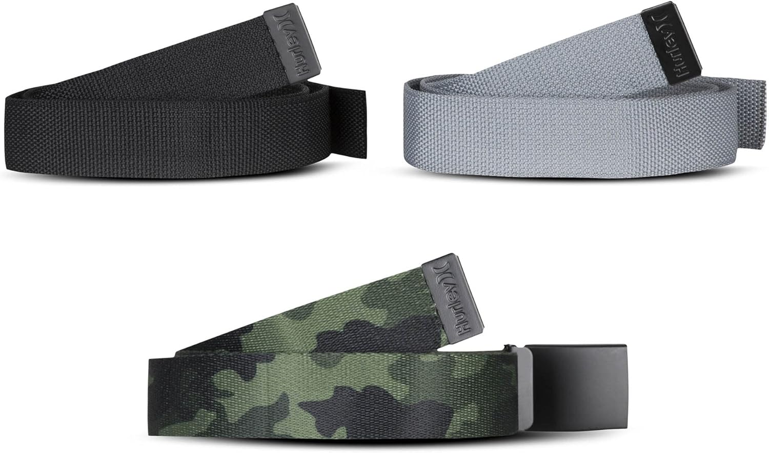 Hurley mens Belts (3-pack) - Image 2