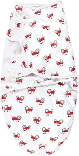 Miniatura 10 de Hudson Baby Envoltura de algodón acolchada unisex para bebé, paquete de 3