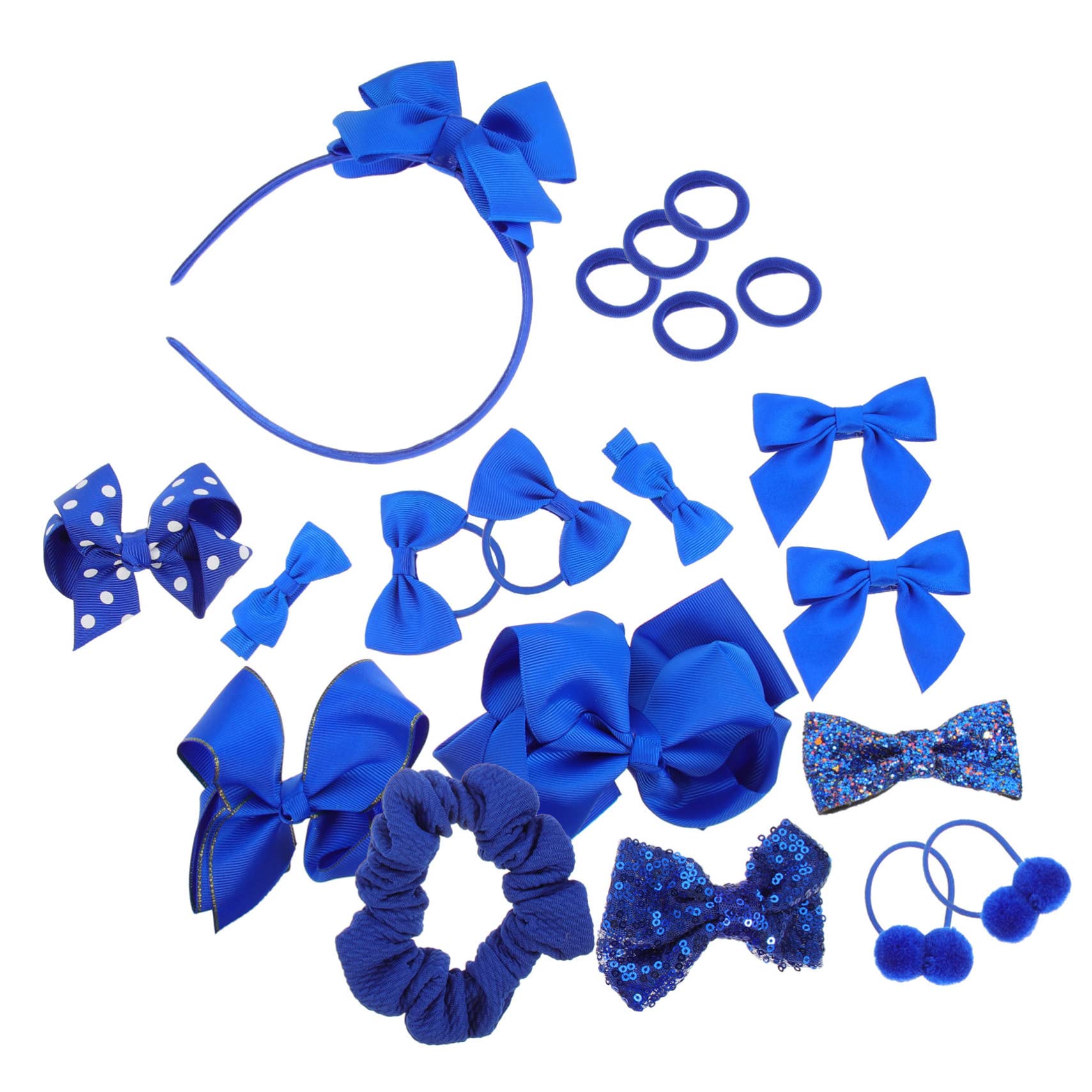 minkissy 60 Pz Forcina Elastici Per Ragazze Fiocco Di Diademi Per Ragazze Fermagli Per Con Fiocco Elastici Nastro Ferro Da Stiro Elasticità Bambino