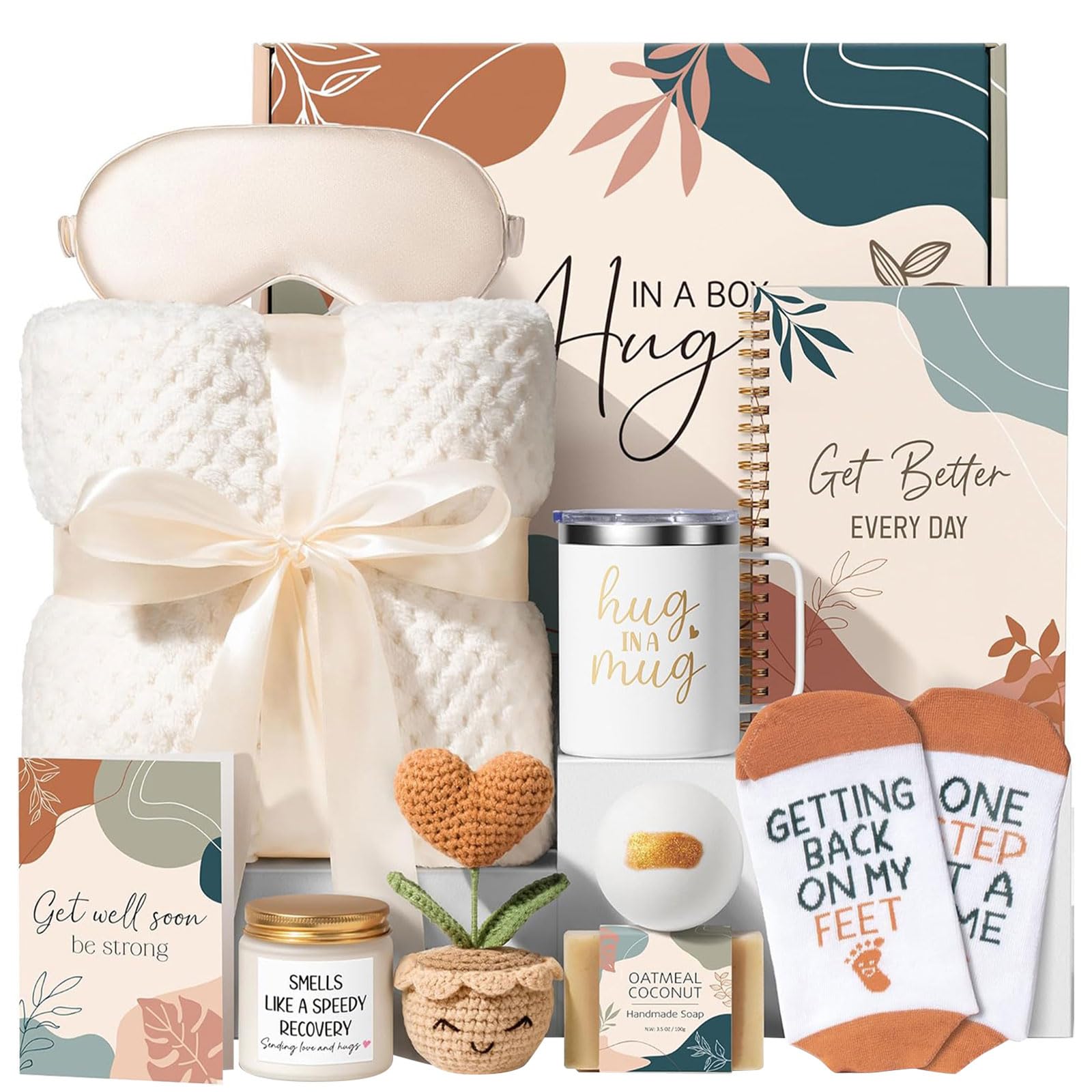Qusinfc Feminine Relaxation Group Heartwarming Gift Box Suitable for Important Moments Recovery Care Package