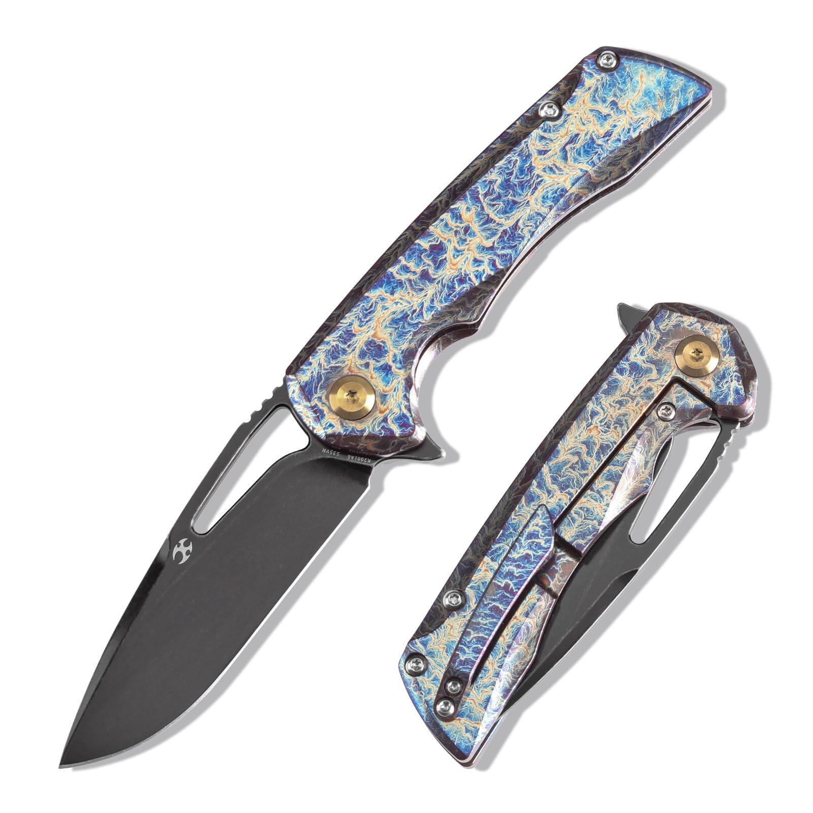 Amazon.com: KANSEPT Folding Pocket Knives Mini Kryo S35VN 6.64in