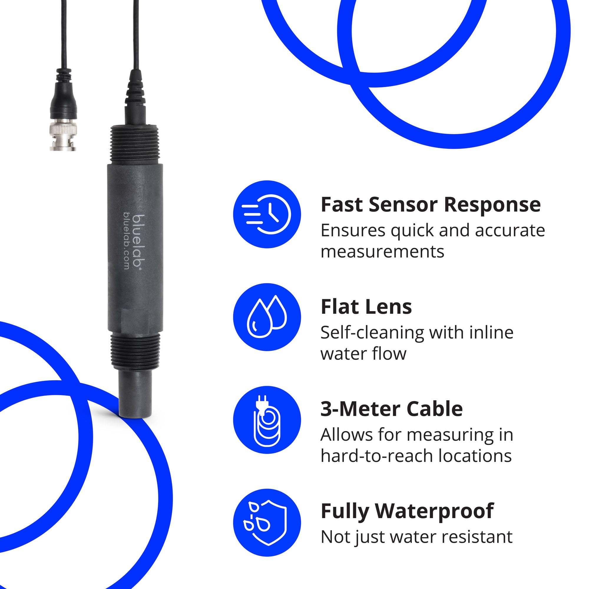 Bluelab probphin Inline PH-Sonde (Ersatzsonde Guardian Monitor Connect Inline-)