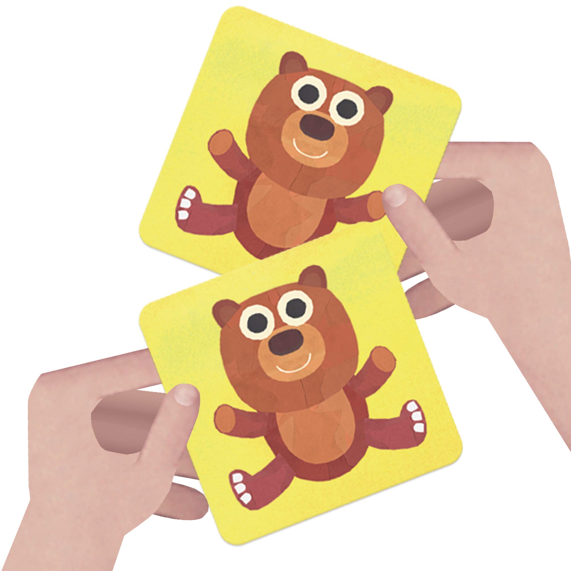 HEADU - Tactile Baby Memo Il Mio Primo Gioco Di Memoria | Gioco Educativo Per Bambini 2-4 Anni, Idea Regalo Compleanno Natale Pasqua, Giochi didattici per Bambini Piccoli, Made In Italy
