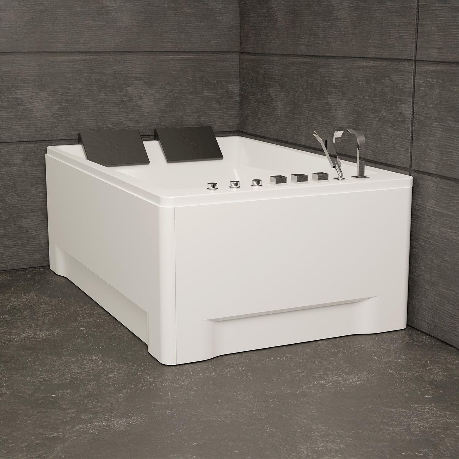 Baignoire Balnéo Tonsay Duo Jets 180 x120 x68 cm, by SPALINA