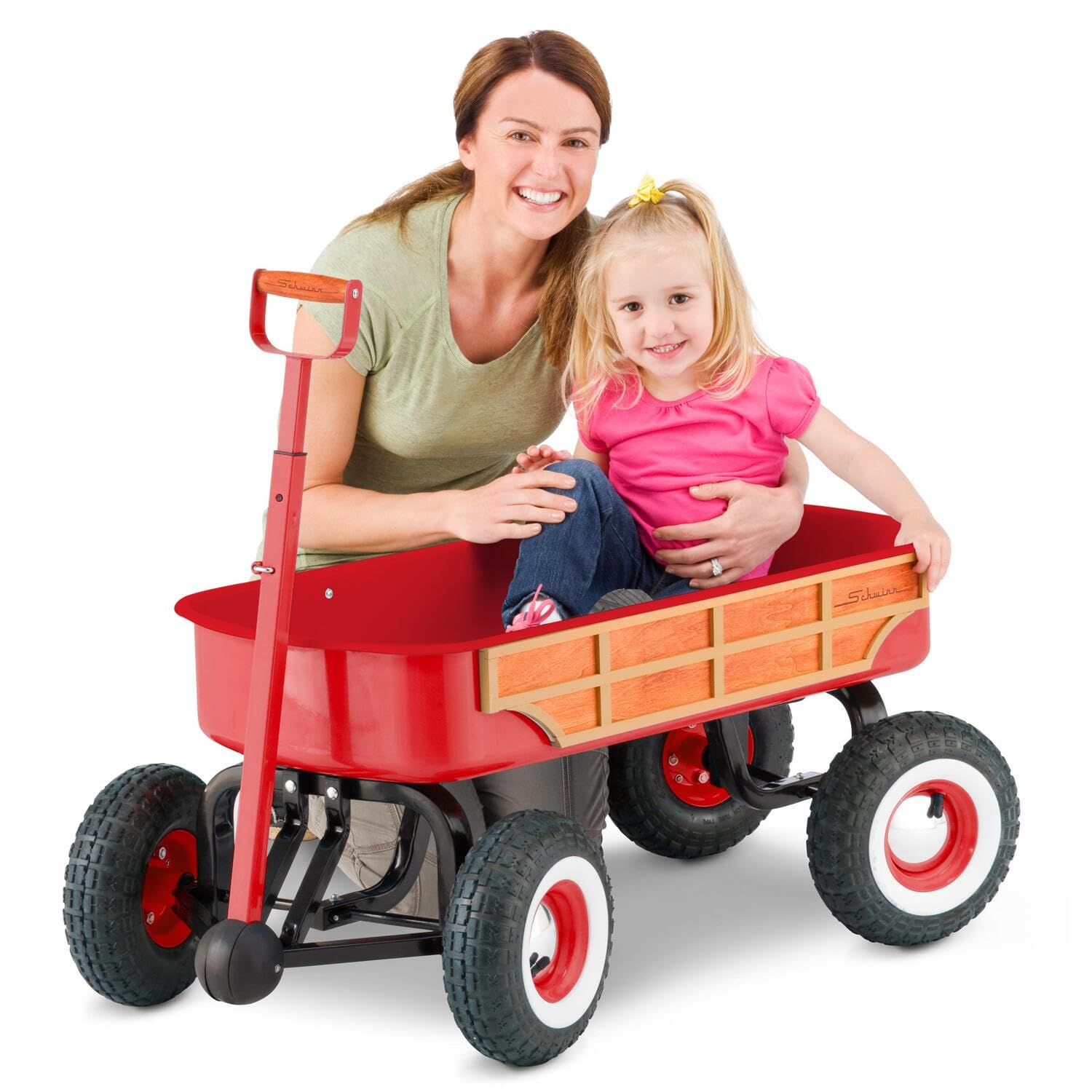 Schwinn 4x4 Quad Steer Woody Wagon Vehicle, Red : Amazon.sg: Toys