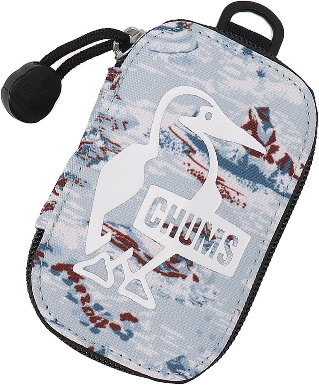 Amazon | Chums Recycle Oval Key Zip Case for Men (A088: Dull