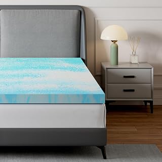 Novilla Mattress Topper Twin Size - 2 Inch Cooling Memory Foam Mattress Topper, Slow-Rebound Pressure Relief, Soft Comfort