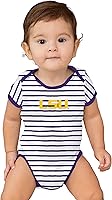 Vista 17 de Two Feet Ahead Striped Baby Bodysuit Creeper Baby Boy Clothes for Newborn infants Sizes 0-3M 6M 12M