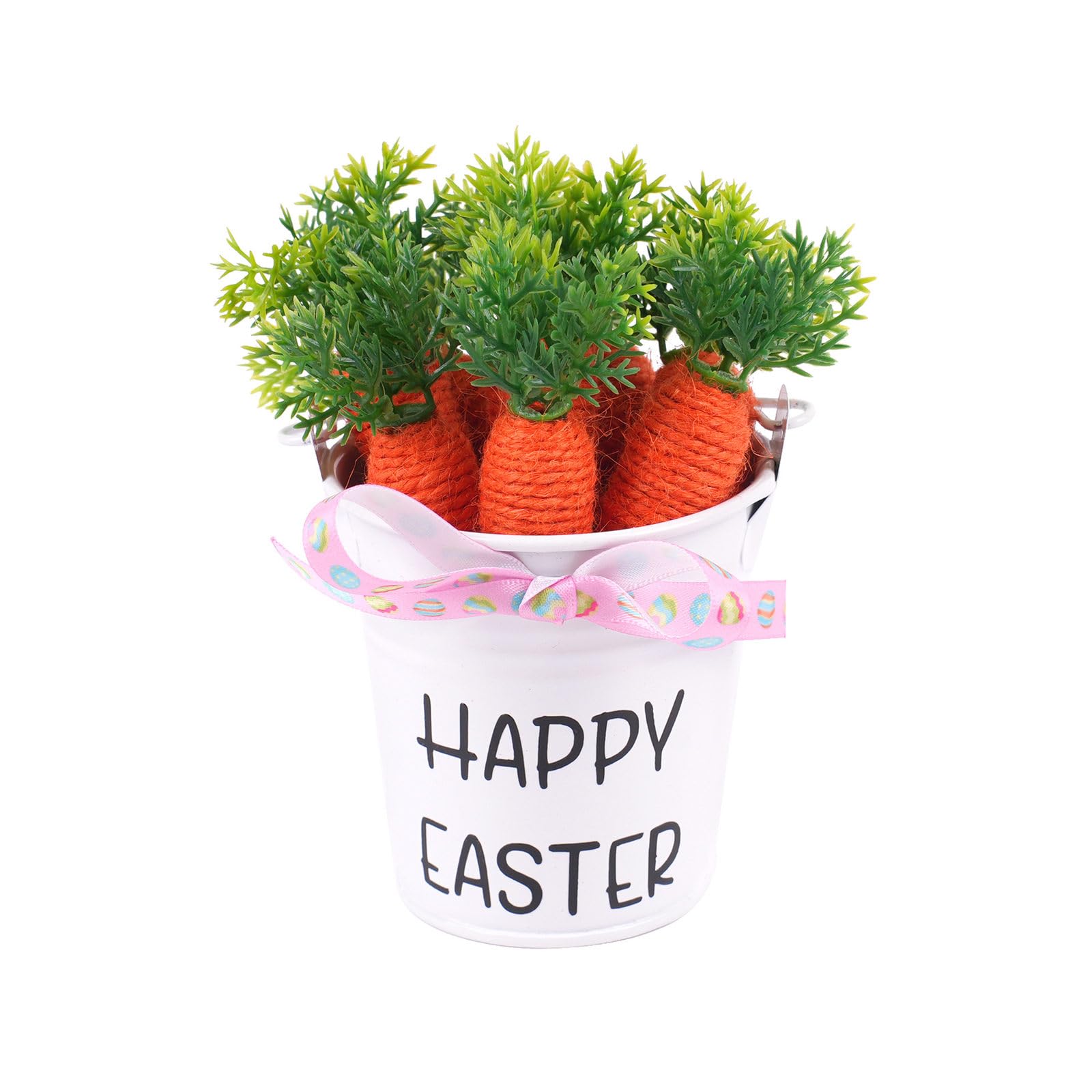 hogtnd 1 Piece Easter Eggs Carrot Decoration Set European Style for Modern Idyllic Home Festival Parties Ornament Festival Easter Eggs and Carrots Decoration Set