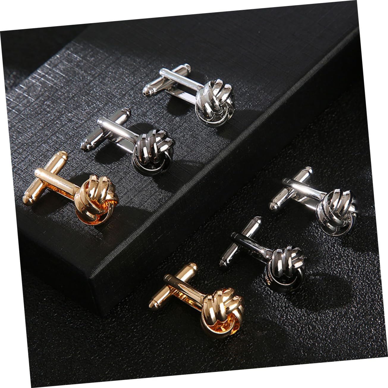 FOMIYES Gemelos Camisa Campo De Golf Brazalete Manga Accesorios De Traje De Hombre Hombres Accesorios Joyas Enlaces Accesorios De Traje De Los Hombres Aleación