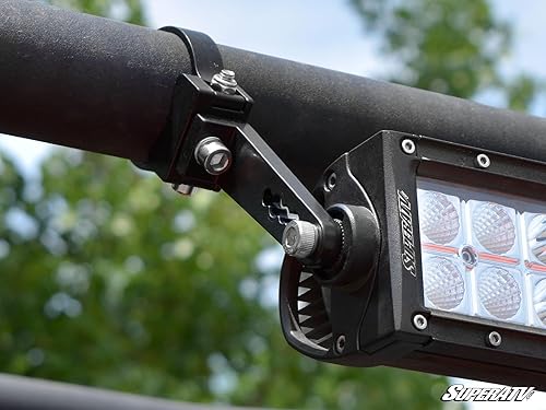 Miniatura 8 de SuperATV - Abrazadera de tubo de aluminio resistente de 1.5 pulgadas, juego de 2 unidades, uso para fijar luces, espejos, altavoces y mucho más