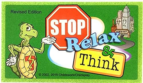 Childswork Childsplay Juego de cartas The Stop, Relax and Think