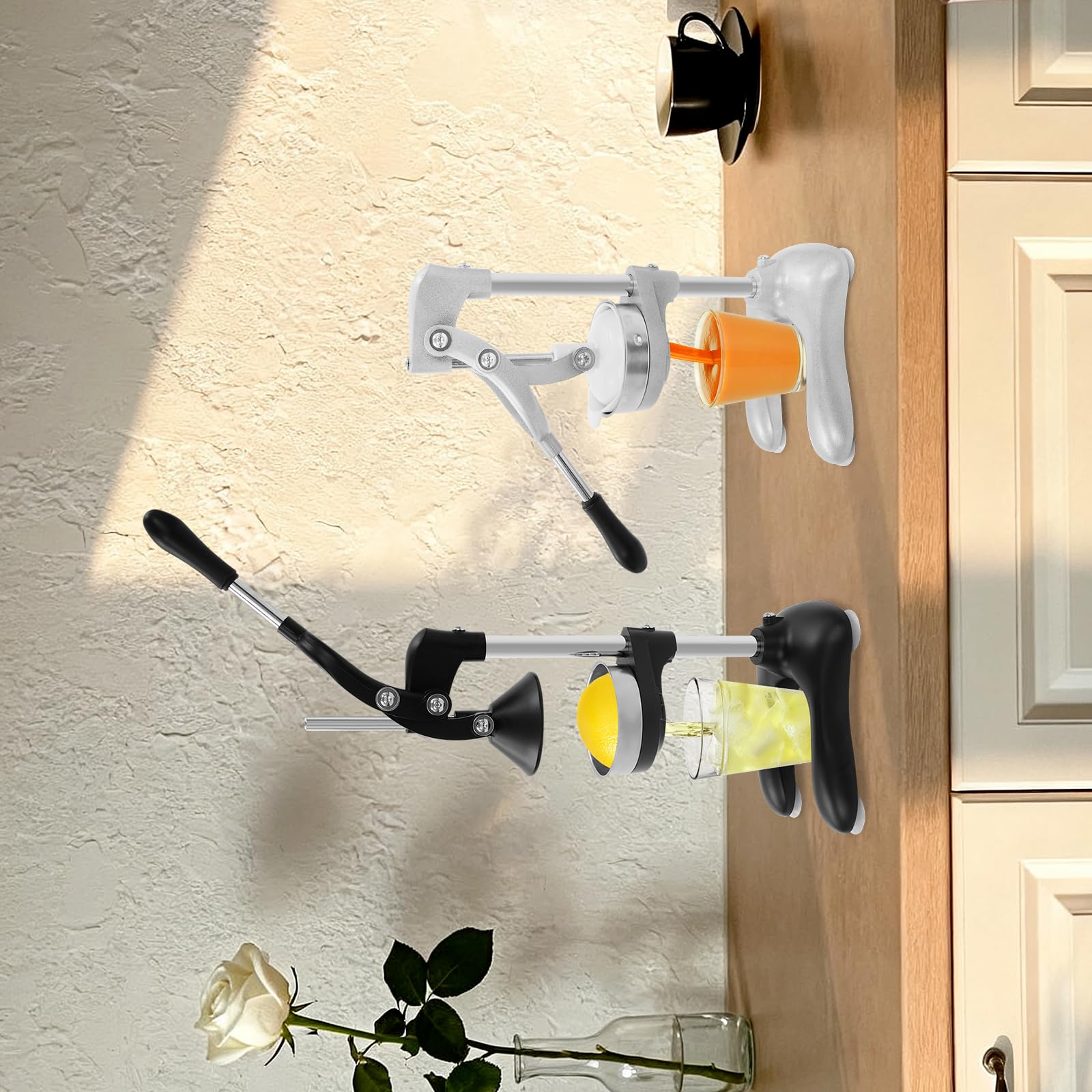 Exprimidor Manual | Filtros De Acero Inoxidable | 2 Cabezales Para Cocina