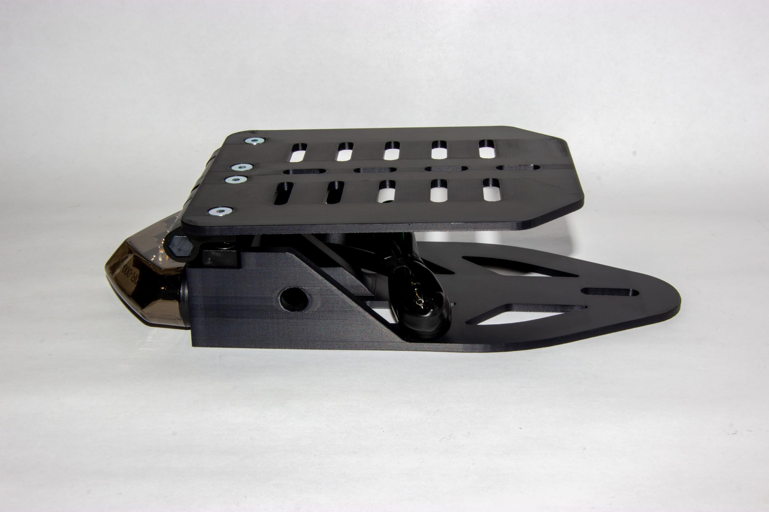 Kennzeichenhalter klappbar | Enduro/Supermoto | Universal (Schwarz)