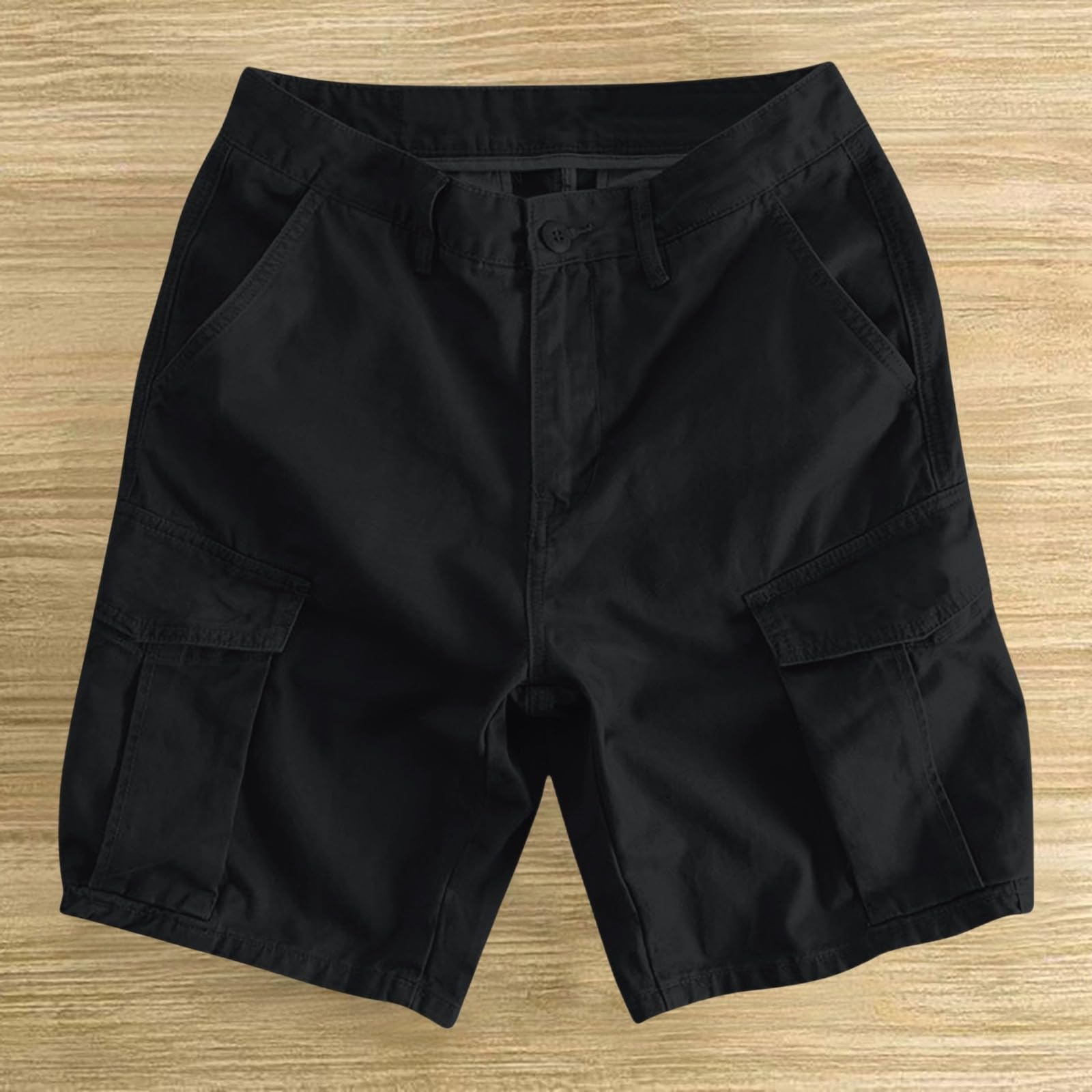 Shorts de Trabajo Hombre Cargo Verano Tallas Grandes Holgados Transpirables Cómodos