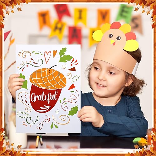 Miniatura 4 de Qeeenar Juego de 80 tarjetas de felicitación grandes de Acción de Gracias, 40 tarjetas navideñas grandes con 40 sobres de festival, tarjetas