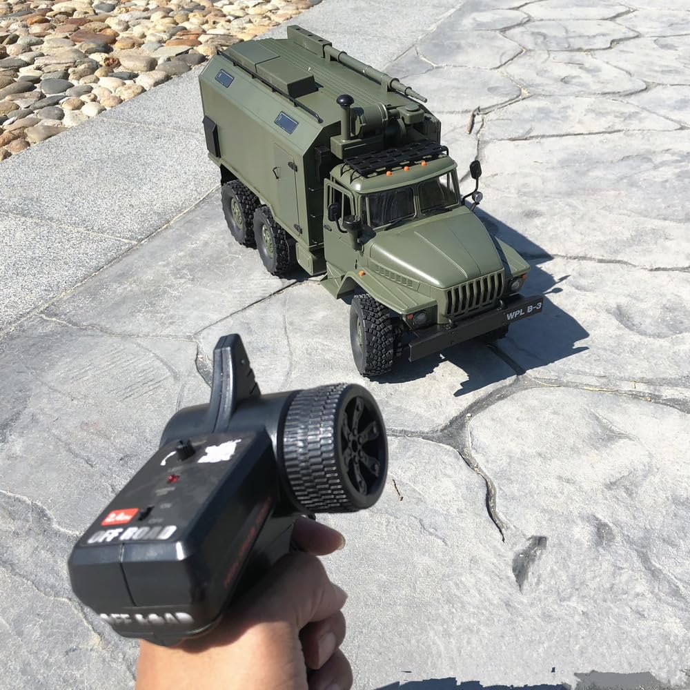RTR RC LKW Militär Truck 2.4G B36 Ural 1:16 6WD Off-Road Fahrzeug Simulation Crawler Ferngesteuerter Lastwagen Militärlastwagen Kletterfunktion