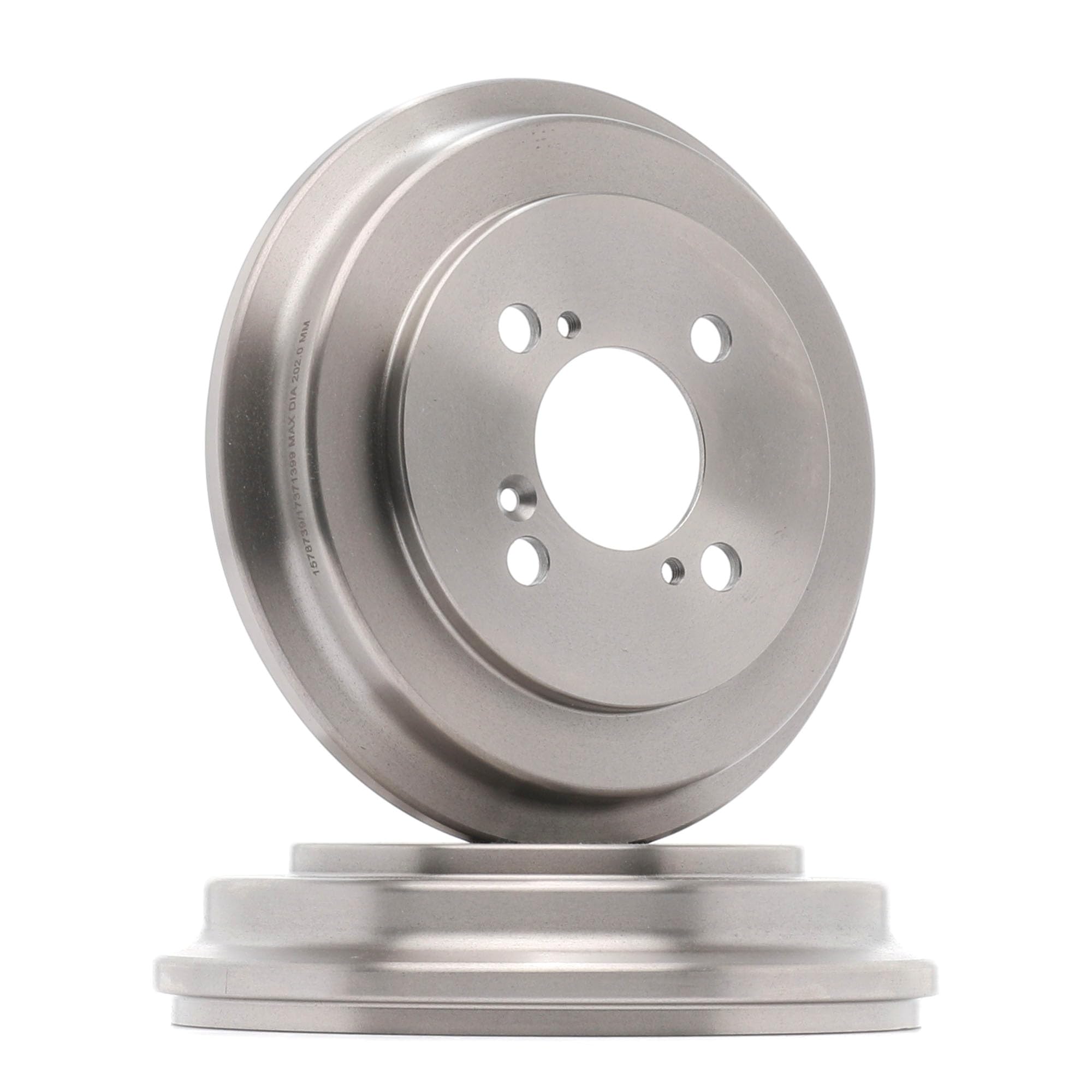 RIDEX 123B0300 2x Tamburo freno Posteriore senza anello sensore ABS senza cuscinetto ruota senza supporto Compatibilità con SUZUKI SWIFT IV FZ, NZ
