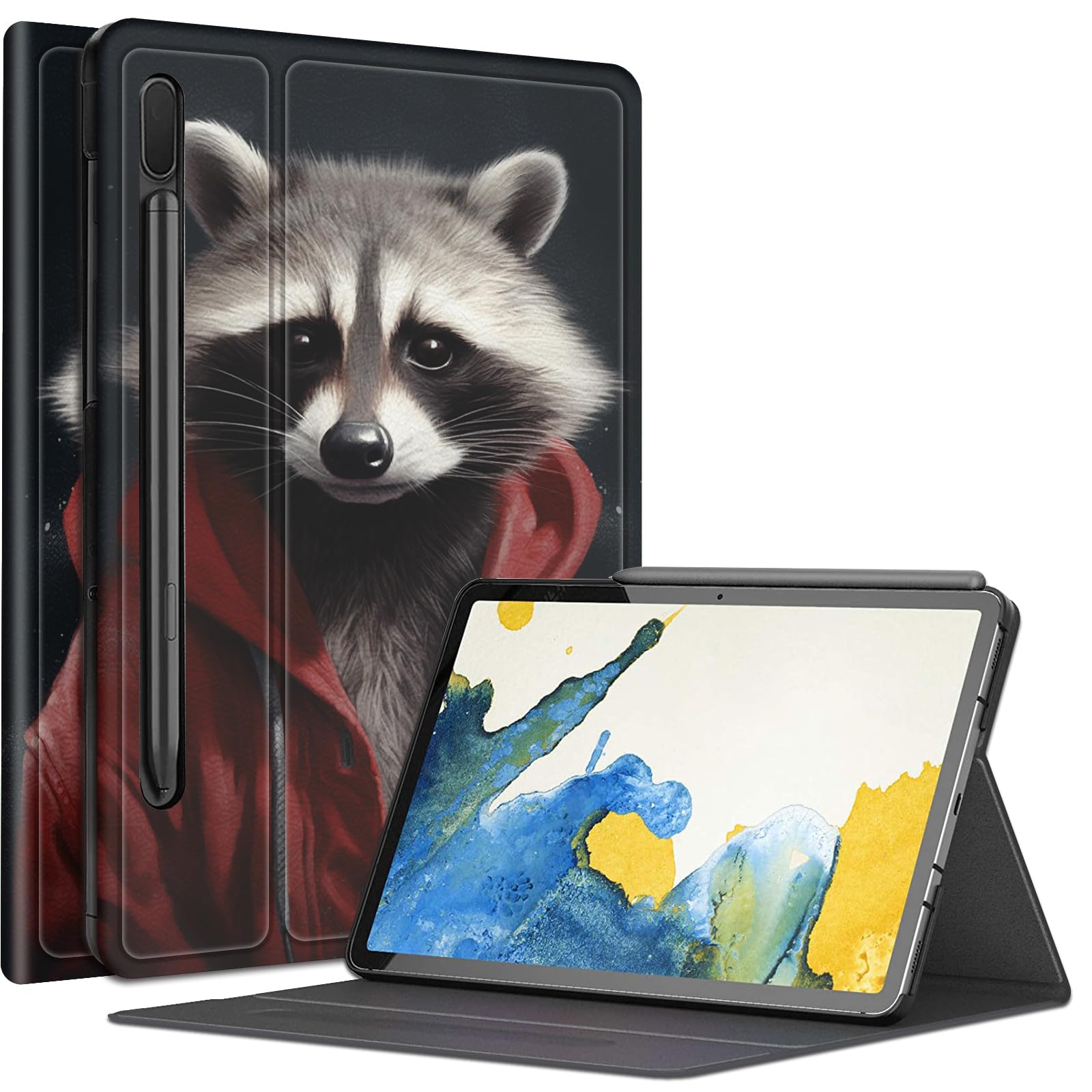 Amazon.com: Raccoon Case for Samsung Galaxy Tab S8 Plus/Tab S7 FE