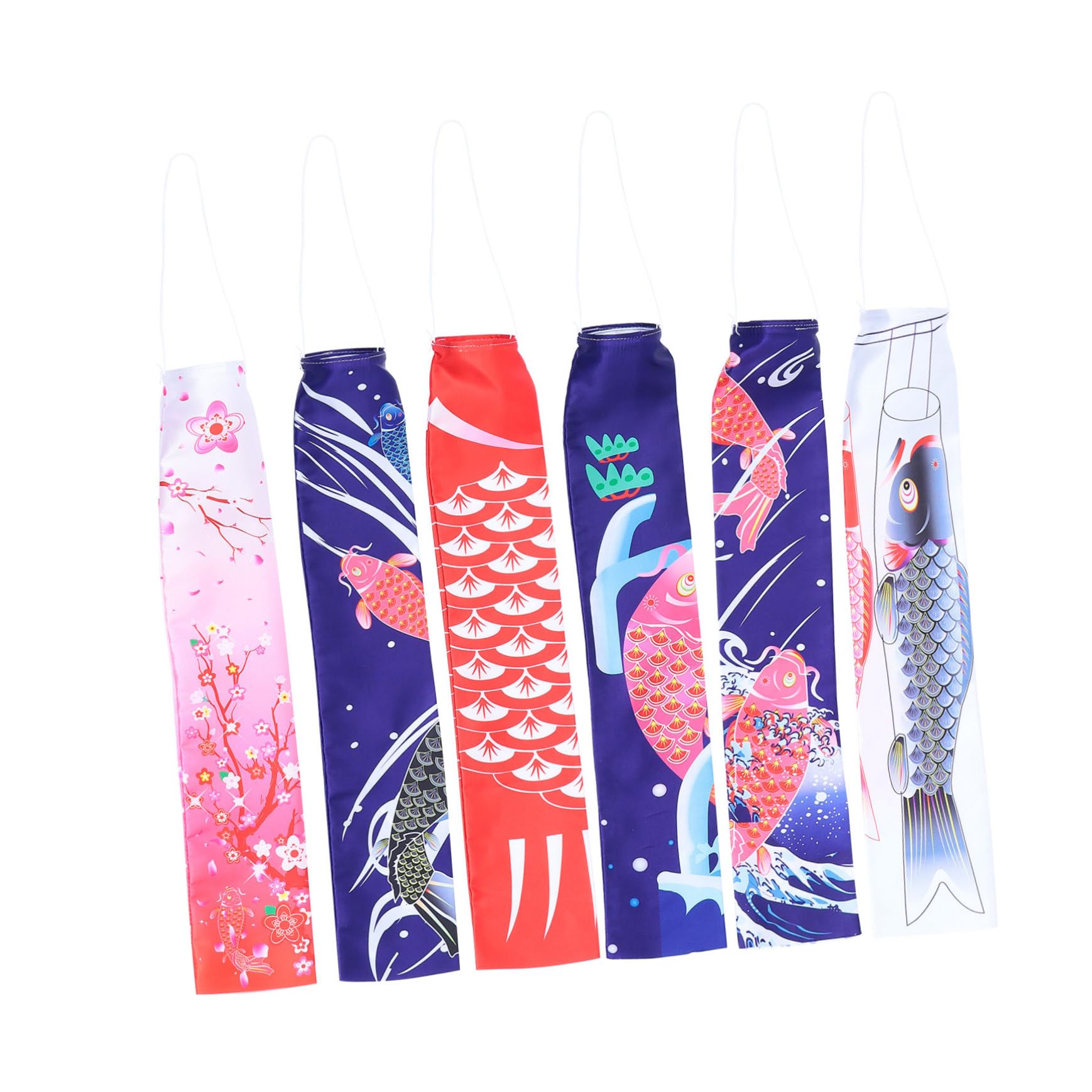 Bannière en soie en forme de carpe japonaise UKCOCO pour jardin et extérieur
