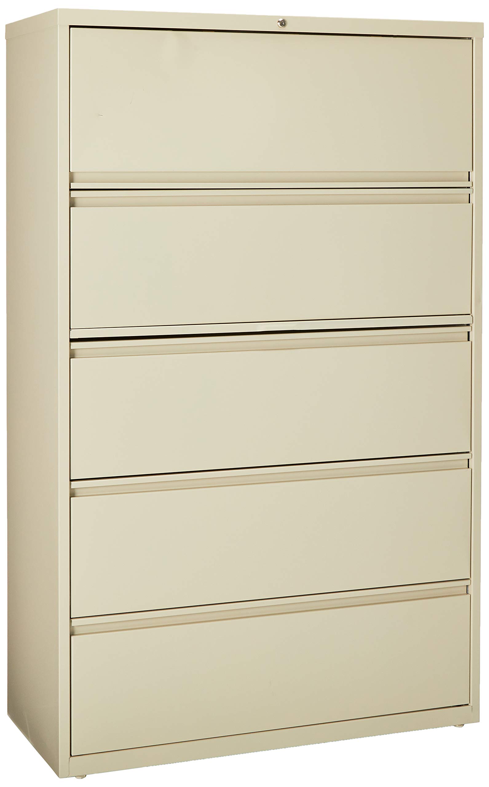 Amazon Com Lorell 5 Drawer Lateral File 42 By 18 5 8 By 67 11 16 Inch Putty Lateral File Cabinets Office Products