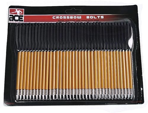 Flechas para ballesta con punta de aluminio, 50-80 lbs (36 unidades)