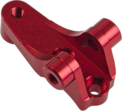 Miniatura 4 de Juego de soporte de eje de aleación de aluminio compatible con TRX-4 TRX-6 8227 110 RC Crawler Car Upgrade Parts (rojo)