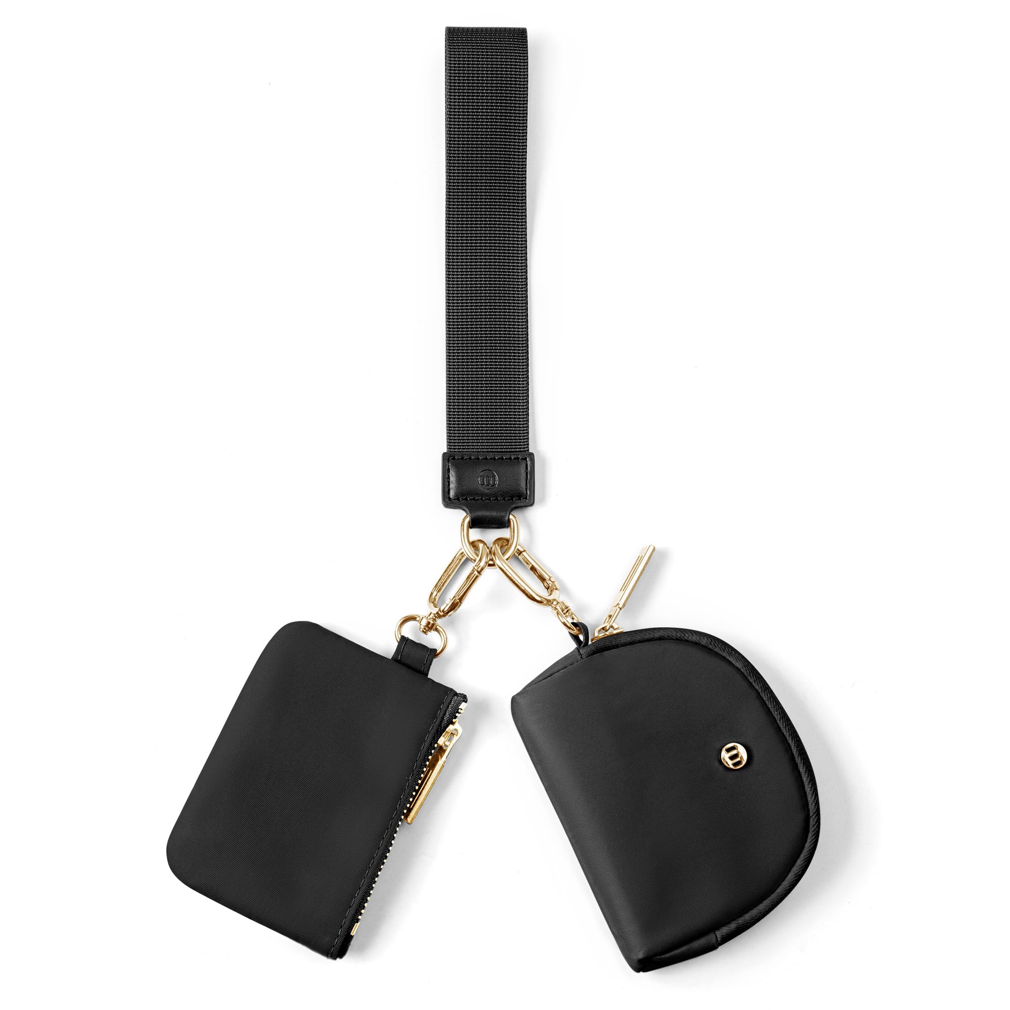 Mum's Memory Mini Zip Around Wristlet Wallets for Women -KeyChain Wallet with Detachable Dual Pouch Wristlet -Key Chain Coin Purse Small Wallets