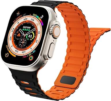 コンパチブル アップルウォッチ バンド マグネット 49mm Ultra2/Ul Amazon.co.jp: コンパチブル Apple Watch バンド マグネット