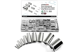 Chanzon 300pcs 0 Gauge Ferrules Kit