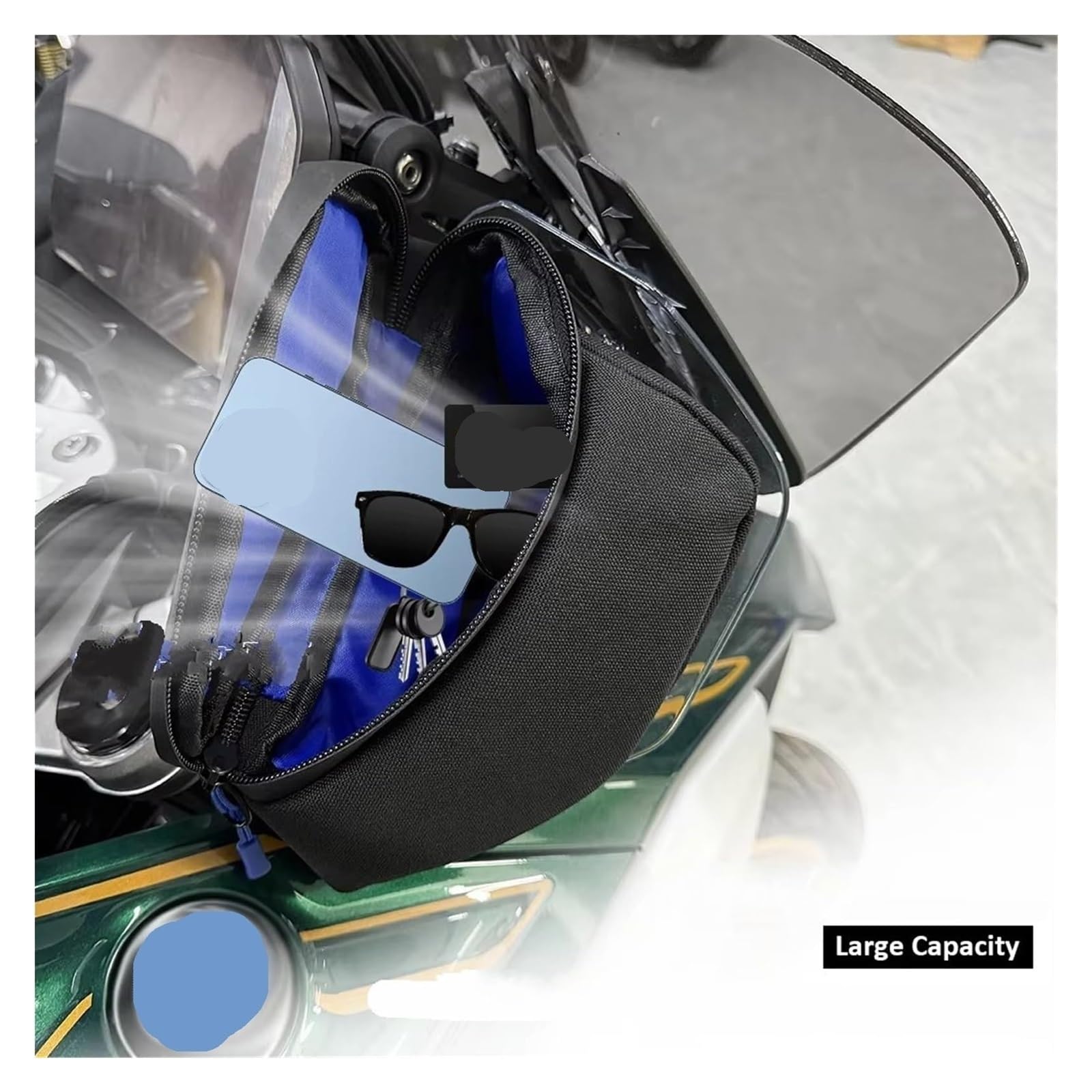 Moto Paraurti Borsa per BMW per R 1300 per GS per R1300GS 2023 2024 2025 Moto Deflettore Parabrezza Impermeabile Bagagli Sella Borsa