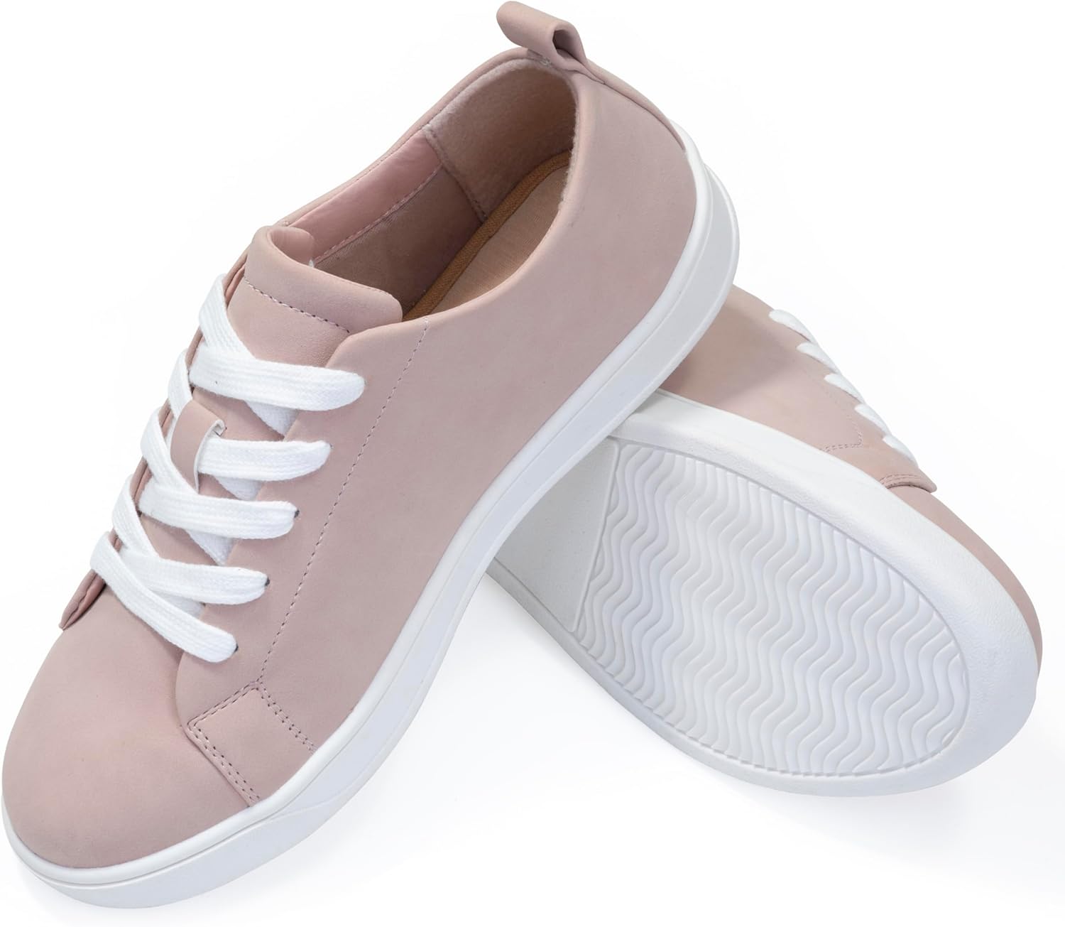 Women's Lace Up Trendy Sneaker Classic Fashion Low Top Walking Shoes - Picture 74 of 109