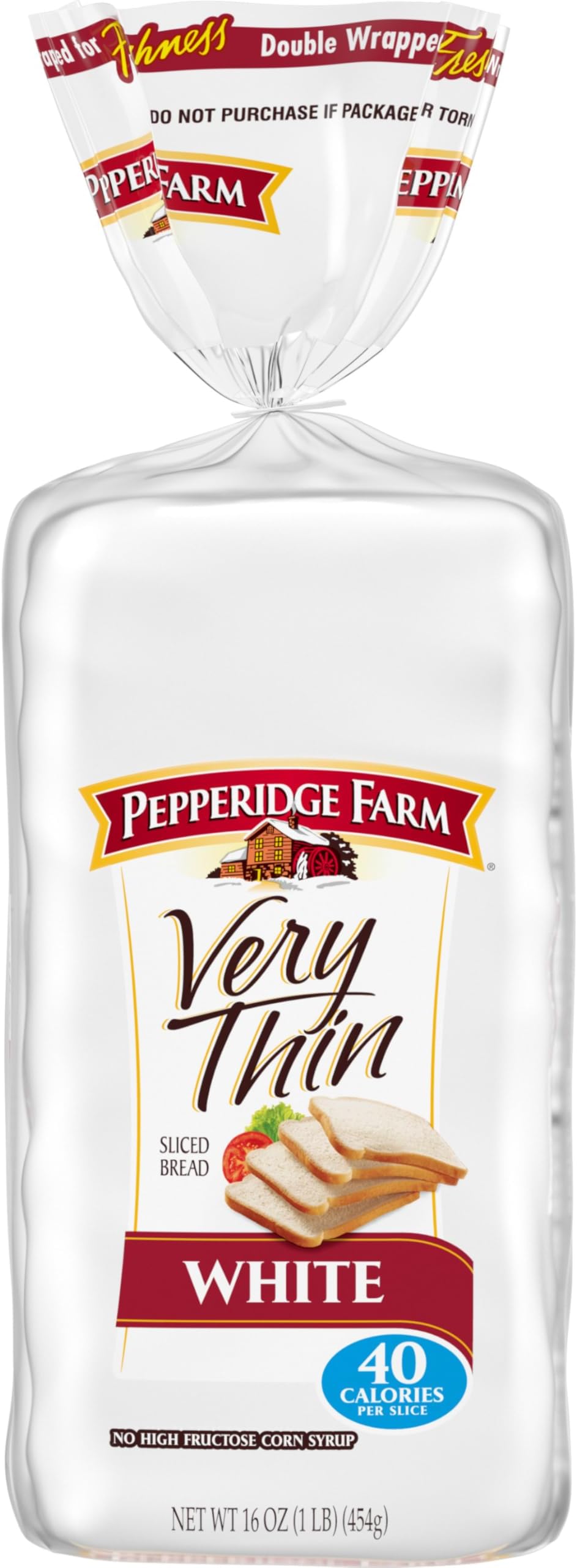 Very Thin Sandwich Bread, 16 Ounce