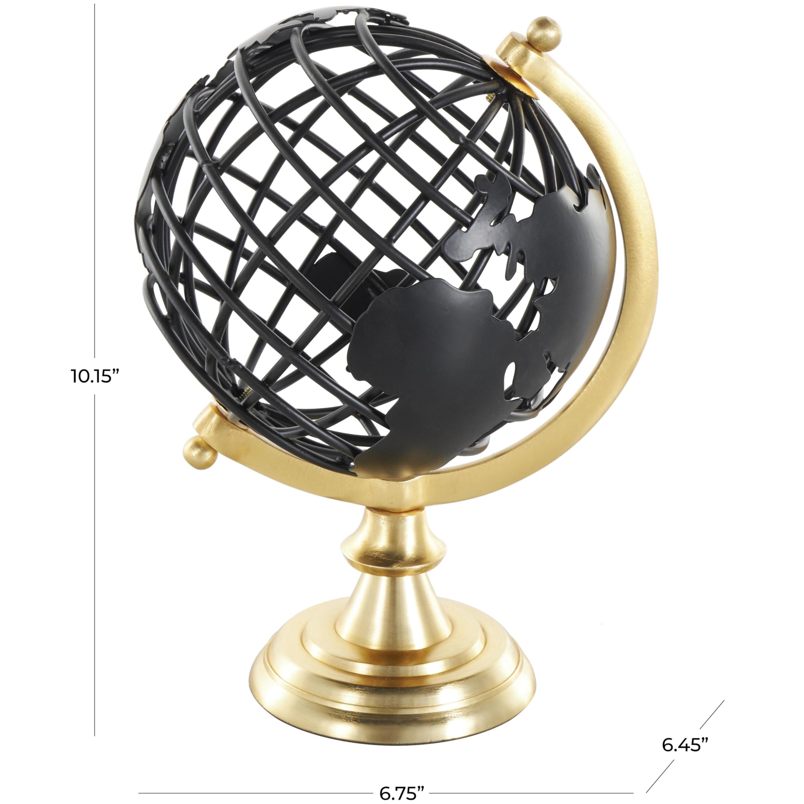 Amazon.com: Deco 79 Metal Open Framed World Globe with Wire