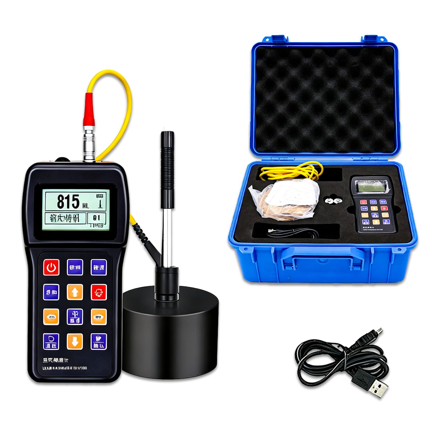 WTRYRN Handheld Metal Hardness Tester Kit ±6HLD High Precision