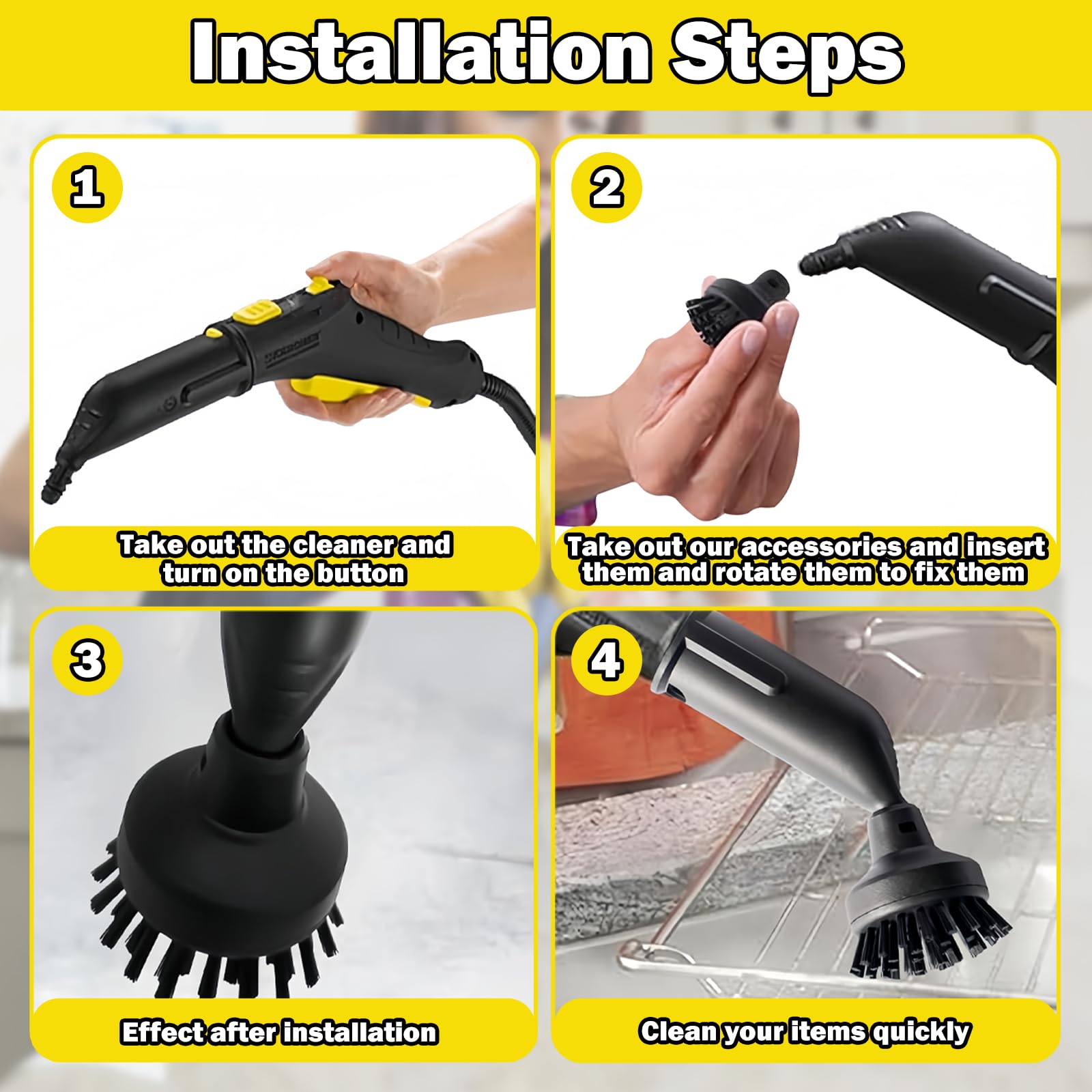 Pièces de nettoyeur vapeur pour KARCHER SC série SC1 SC2 SC3 SC4 SC5,15